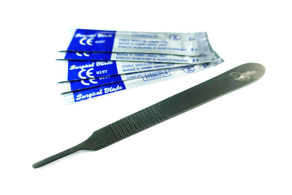 Achilles black oxide scalpel